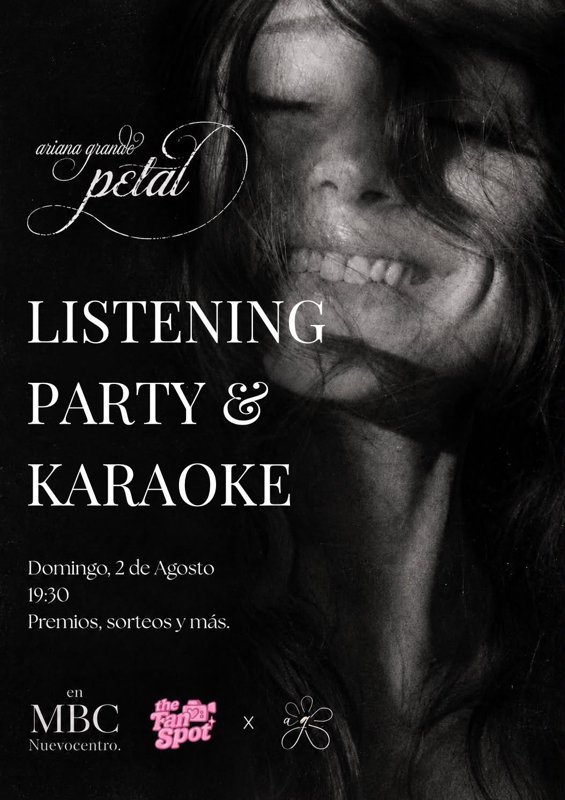 Listening Party y Karaoke de Ariana Grande