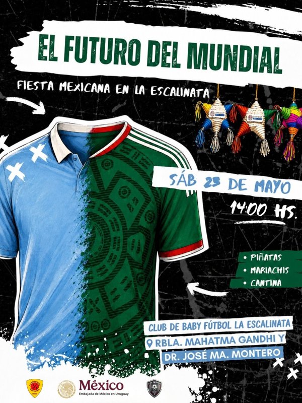 El futuro del Mundial: fiesta mexicana en La Escalinata
