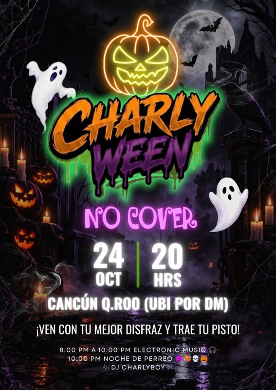 Charliewen, Fiesta de Halloween