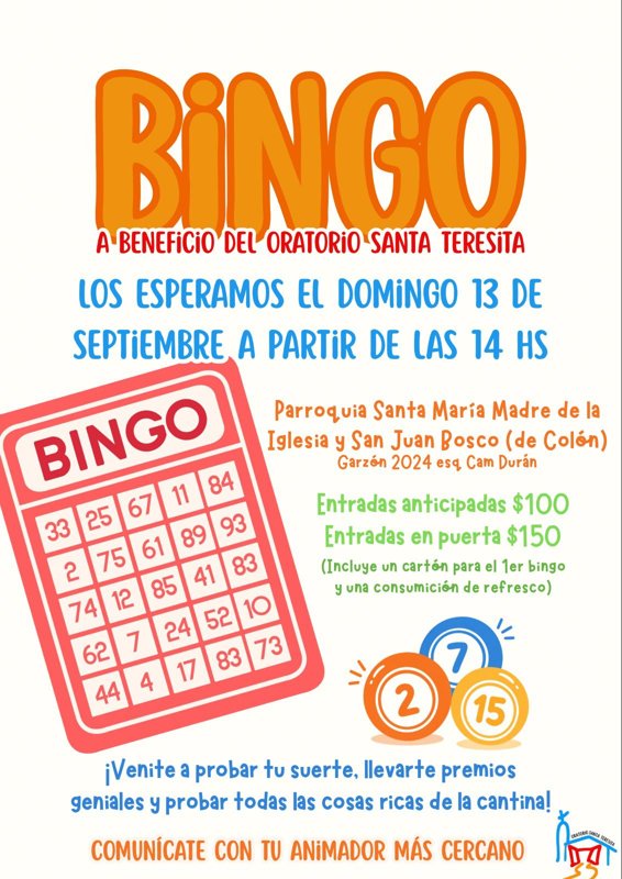 Bingo solidario!💒❤️