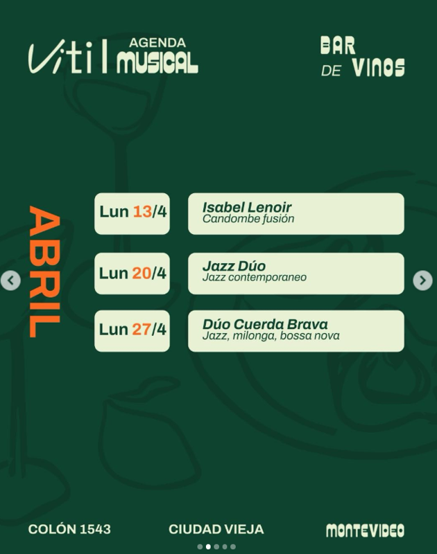 LUNES DE MÚSICA EN VITI BAR