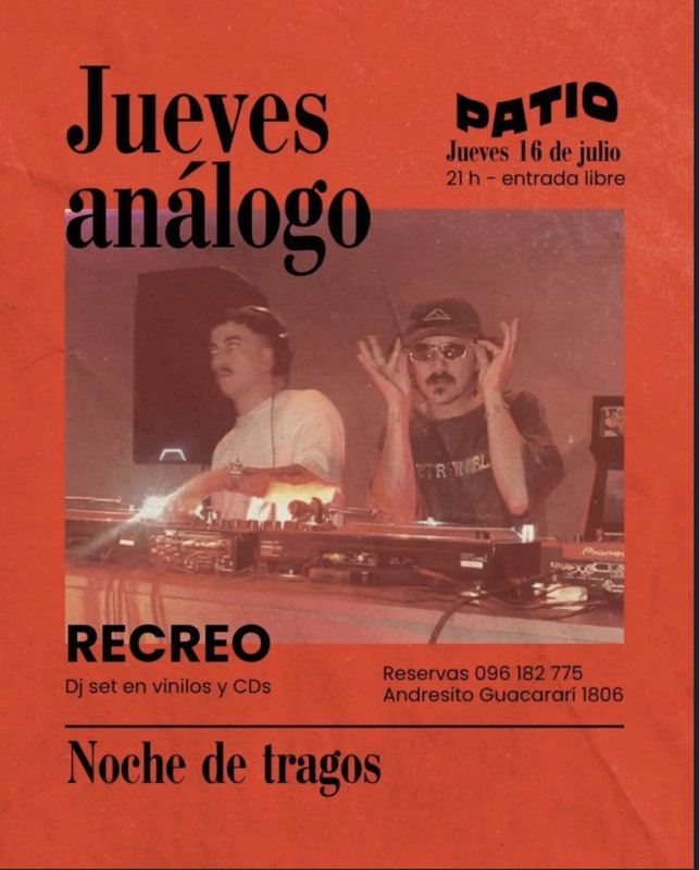 JUEVES ANÁLOGO: DJ vinilos y cds