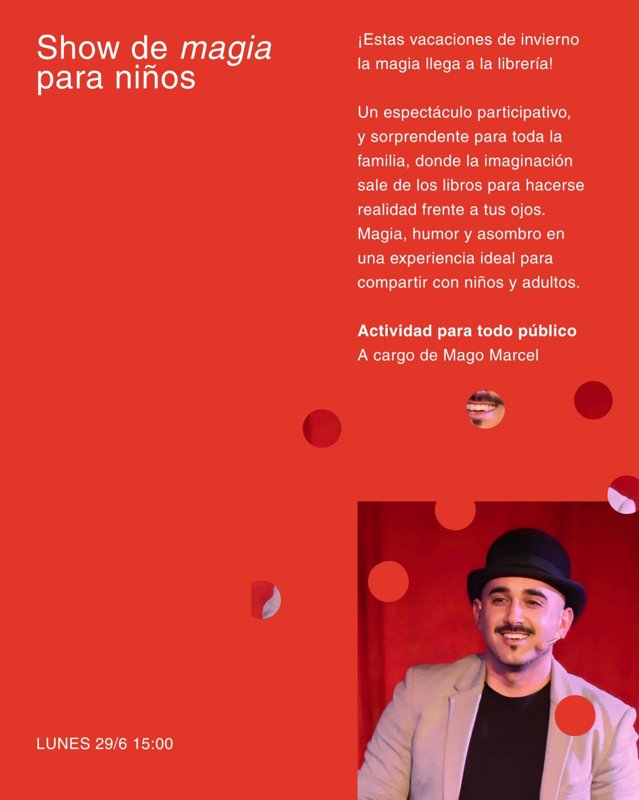 SHOW DE MAGIA MAGO MARCEL
