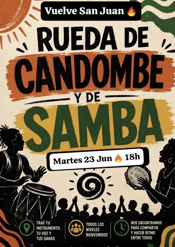 RUEDA DE SAMBA Y CANDOMBE