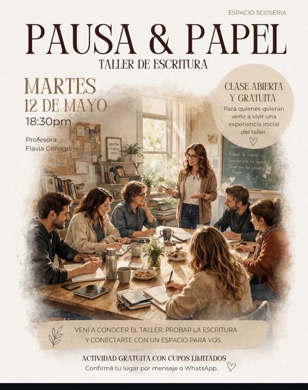 CLASE ABIERTA DE ESCRITURA