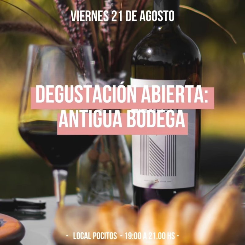 DEGUSTACIÓN ABIERTA: ANTIGUA BODEGA
