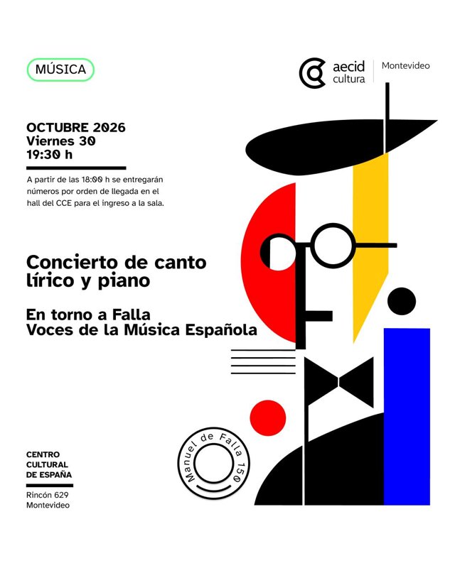 CONCIERTO DE CANTO LÍRICO Y PIANO