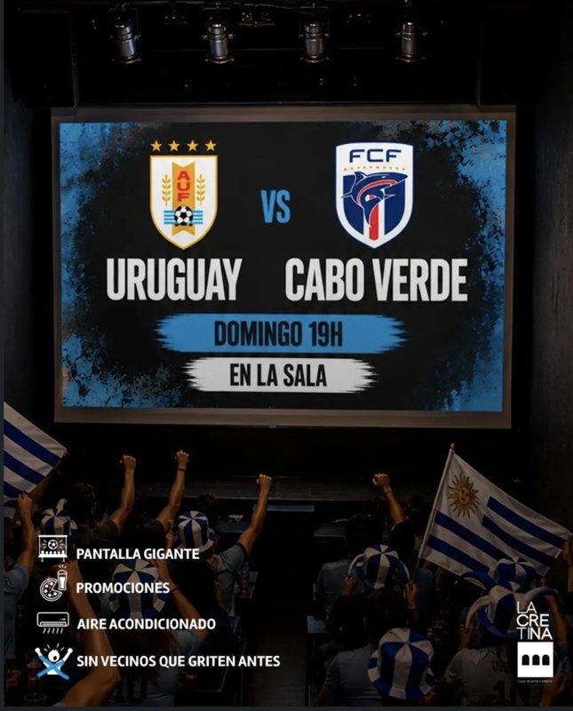 URUGUAY vs CABO VERDE en La Cretina