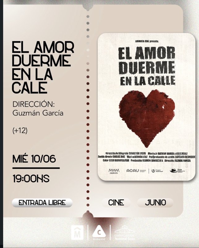 CINE: EL AMOR DUERME EN LA CALLE