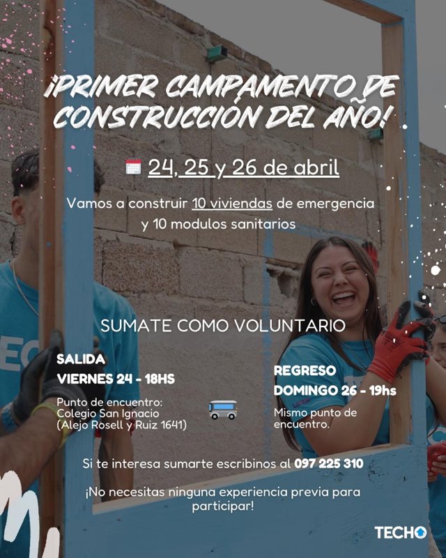 Campamento de voluntariado - TECHO UY
