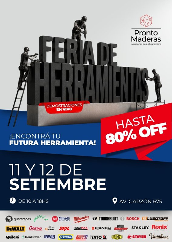 Feria de Herramientas (Hasta 80% OFF 🔥)
