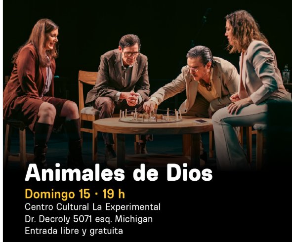 TEATRO: Animales de Dios (Sobre Conexión Ganadera)